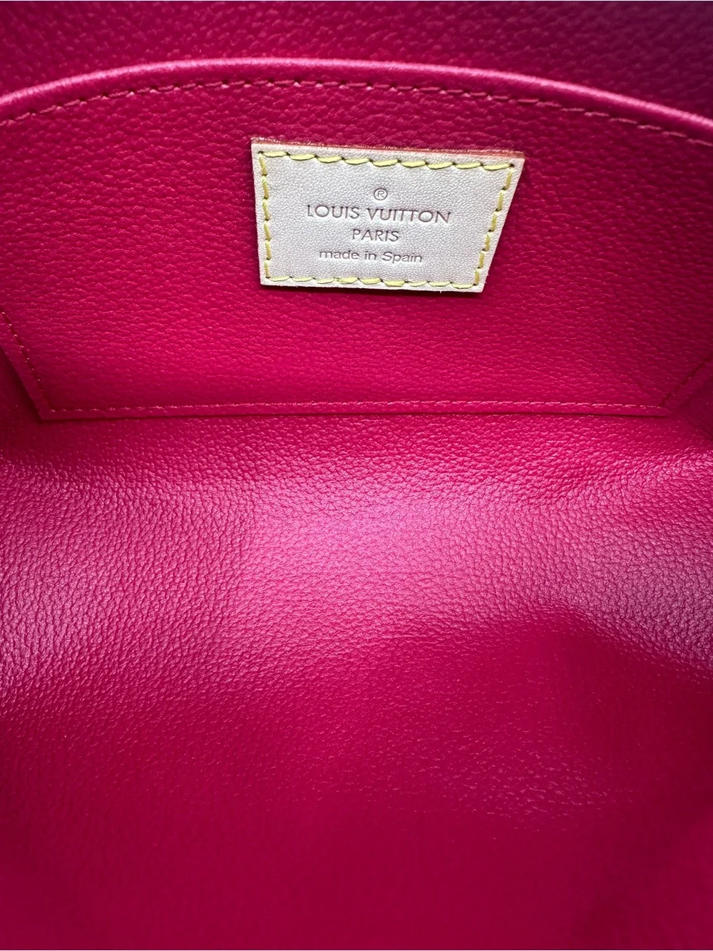 Louis Vuitton Red & Purple Monogram Cosmetic Pouch